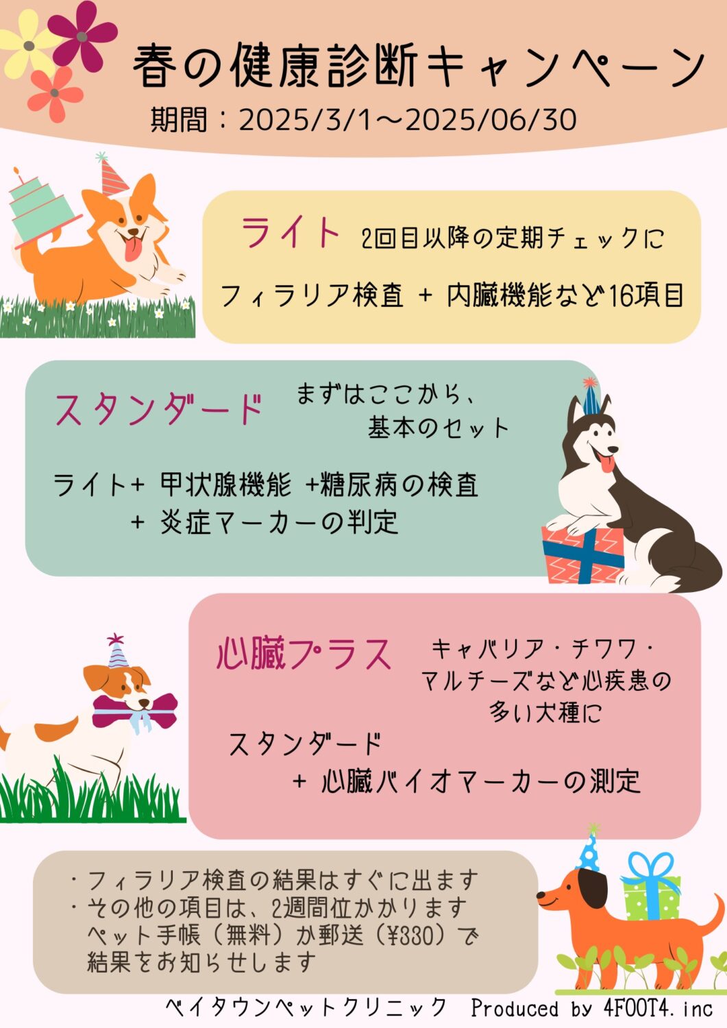 春の健康診断キャンペーン
